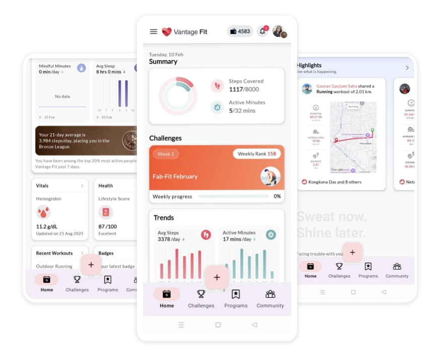 Revamped App Homepage & Notification Bell