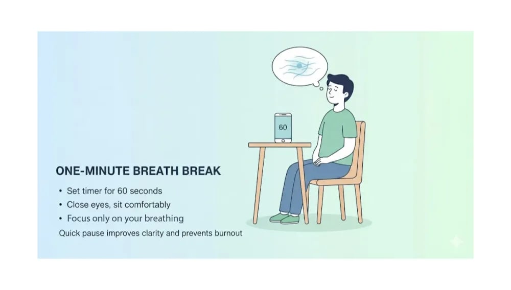 One-Minute Breath Break