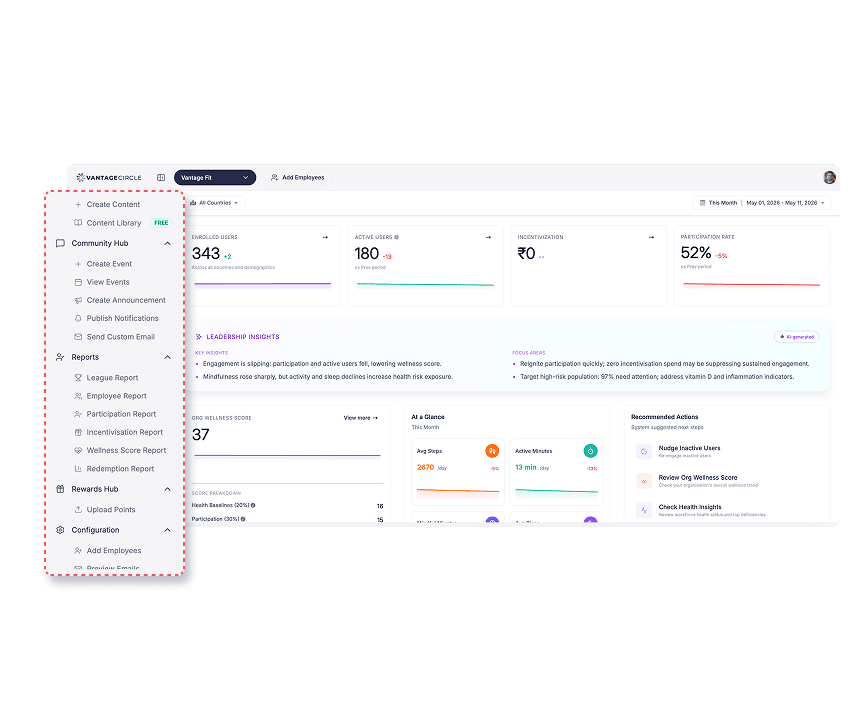 Admin Dashboard Revamp
