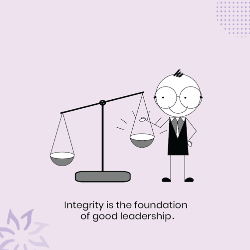 A-leader-with-integrity-standing-along-a-weighing-balance