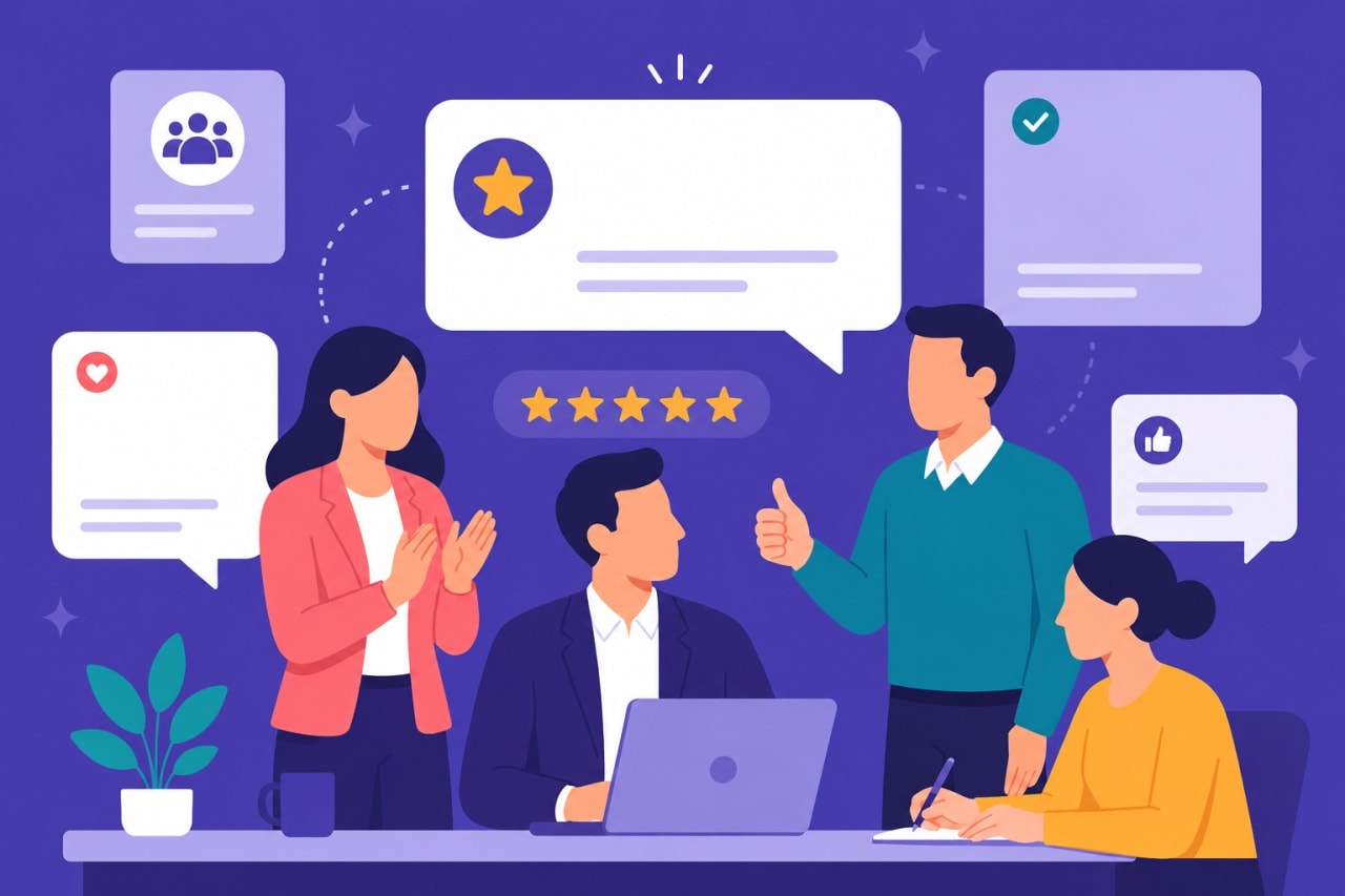 35 ejemplos de feedback positivo para jefes que no suenan a adulación