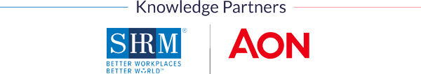 SHRM and Aon partner logos
