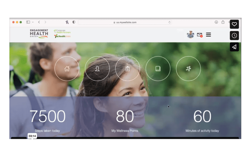 Corporate Health Partners interface