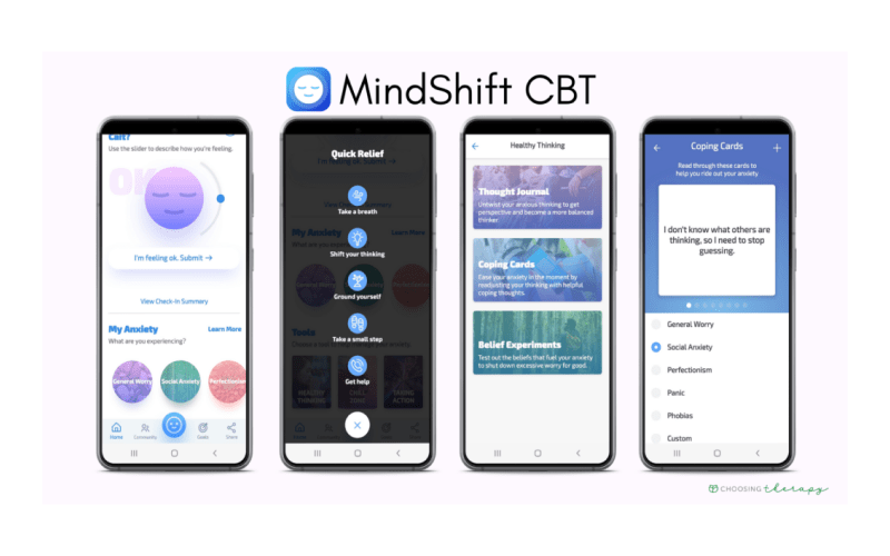 MindShift app interface