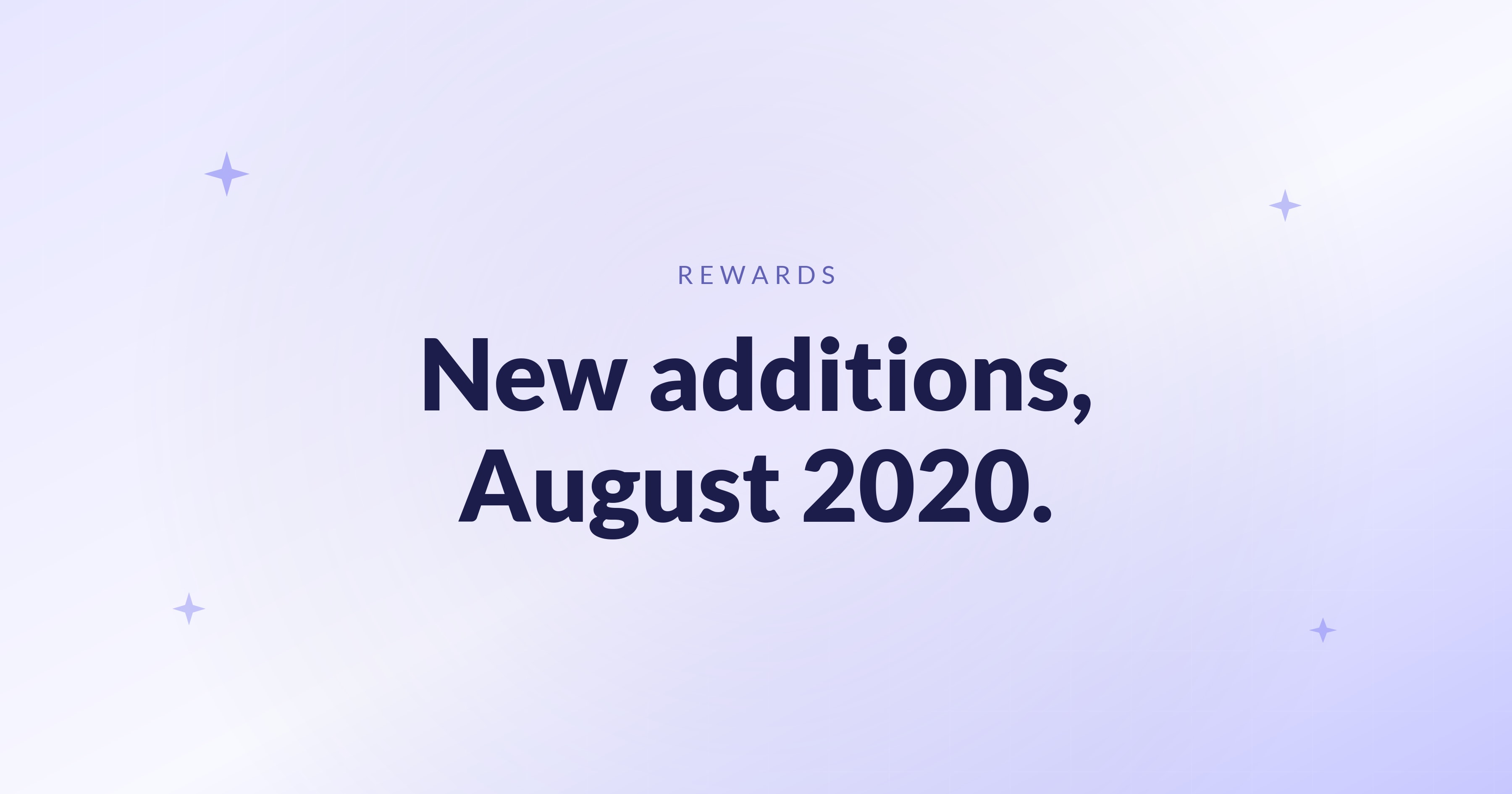 Product Update: New Additions