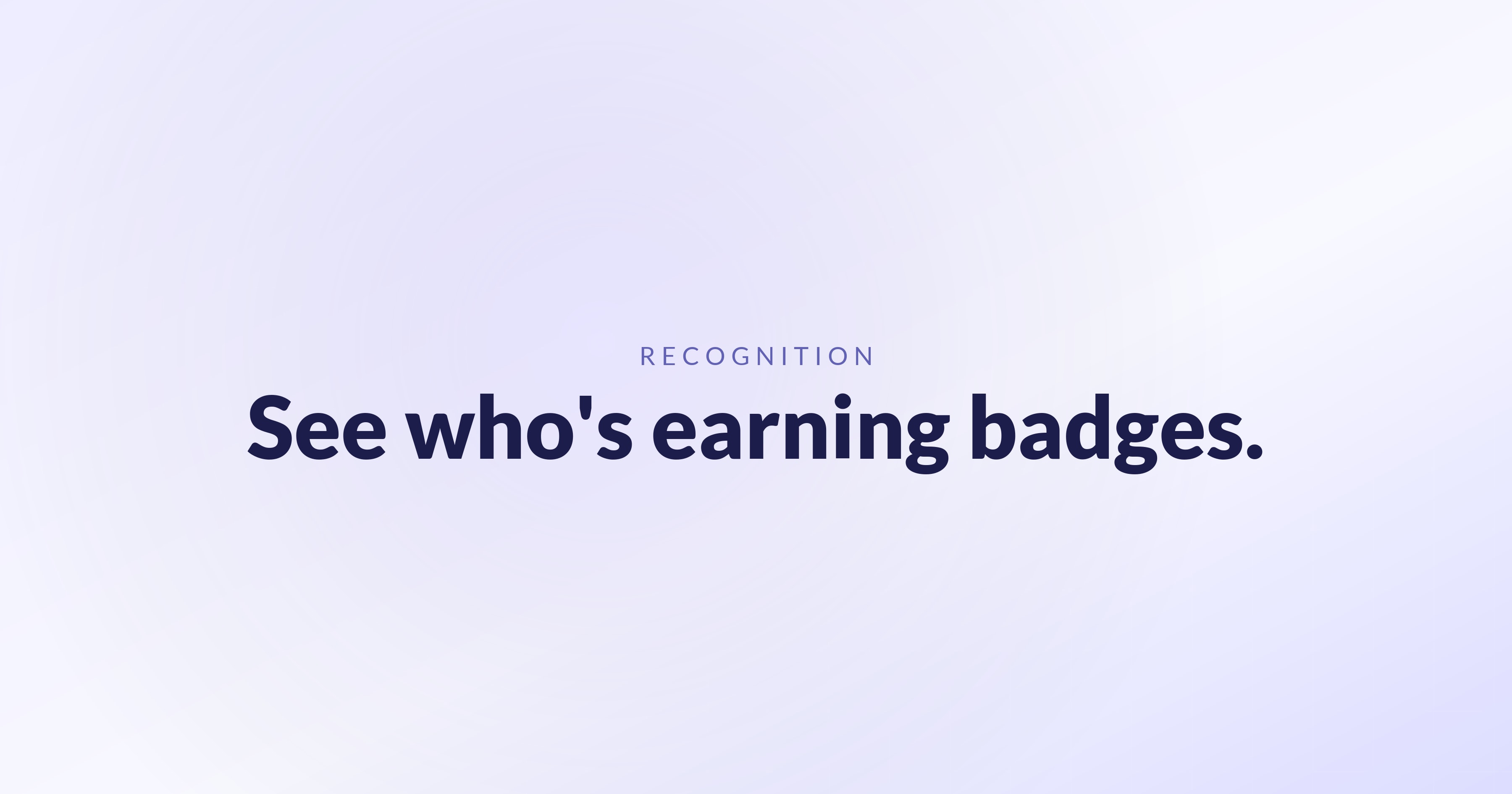 Profile Badge Report
