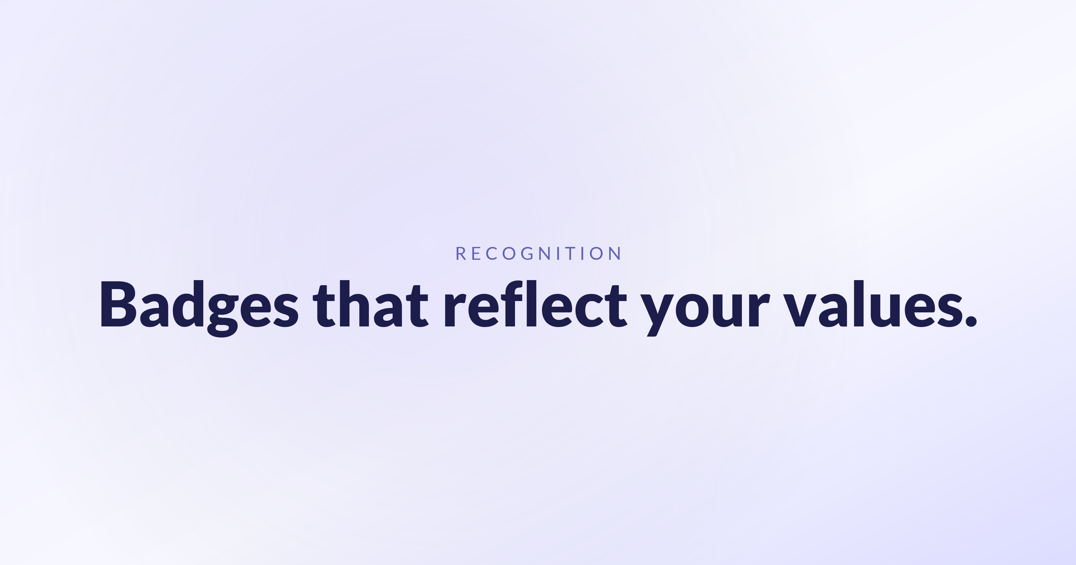 Value-Based Profile Badges