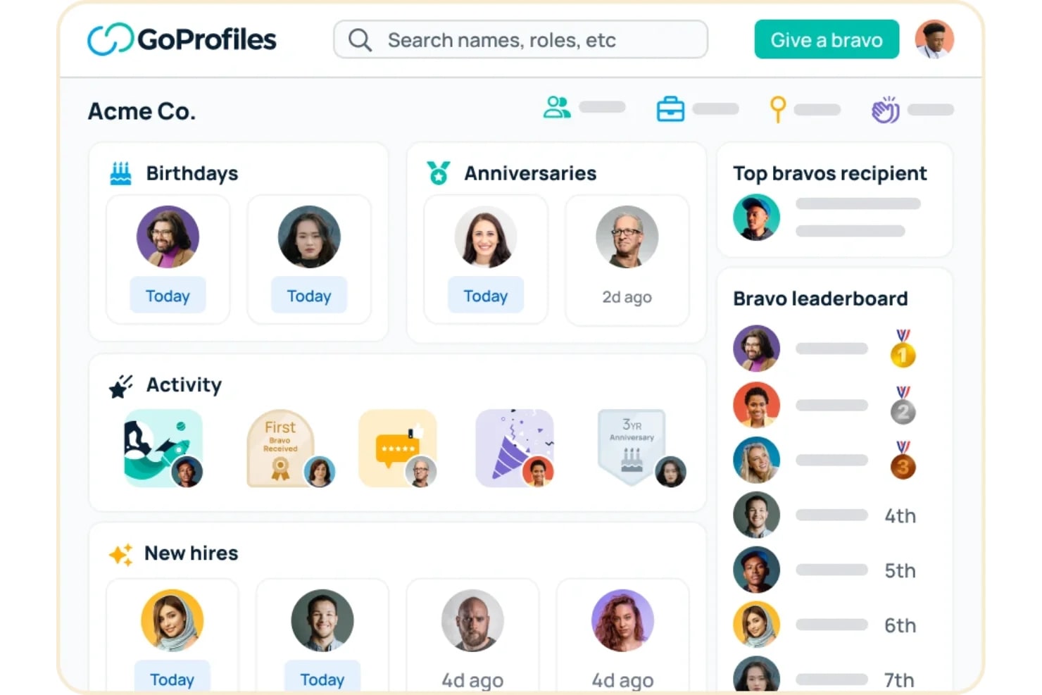 GoProfiles screenshot - 19 Best Employee Recognition Software for Small Businesses Reviewed in 2026