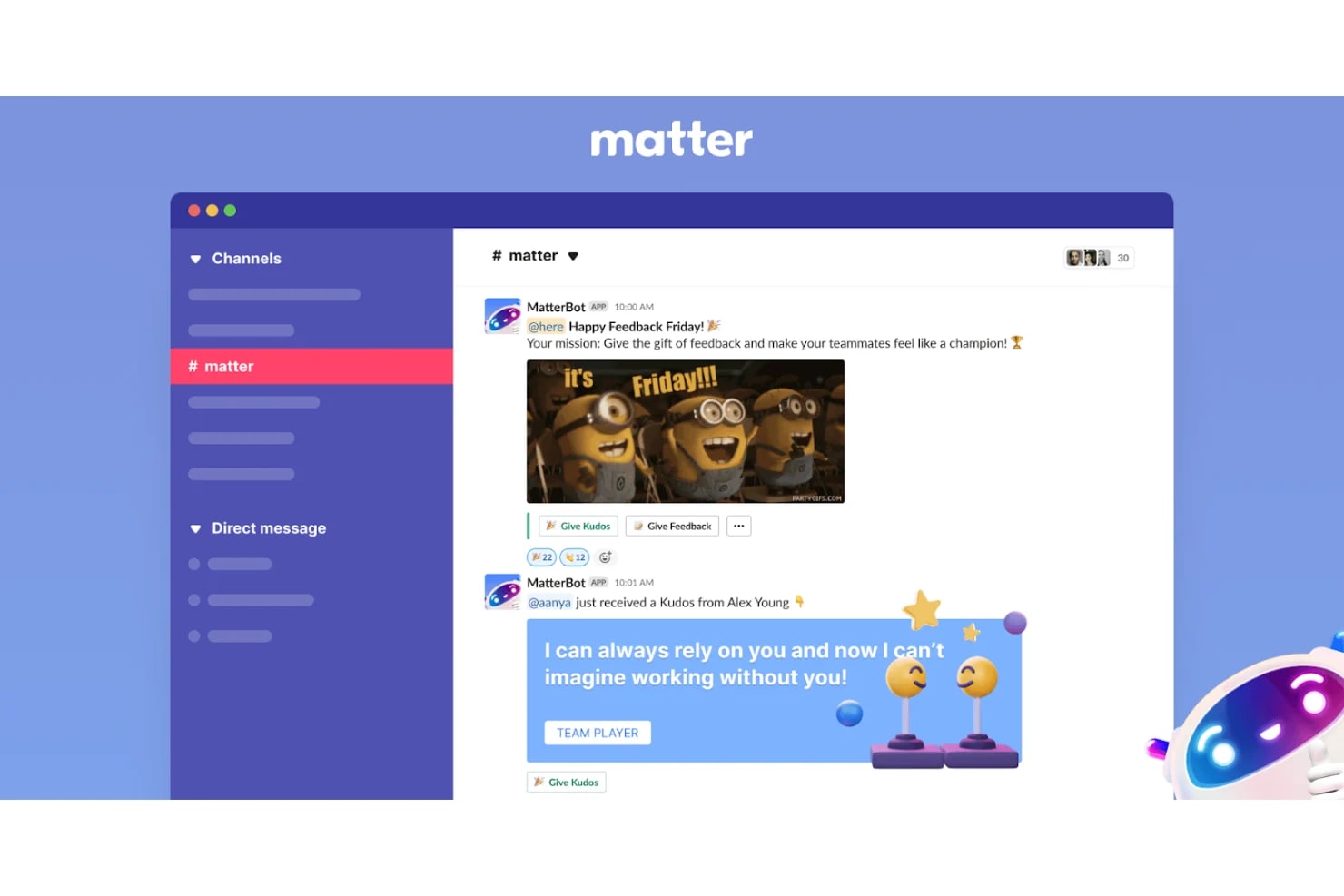 Matter screenshot - 19 Best Employee Recognition Software for Small Businesses Reviewed in 2026