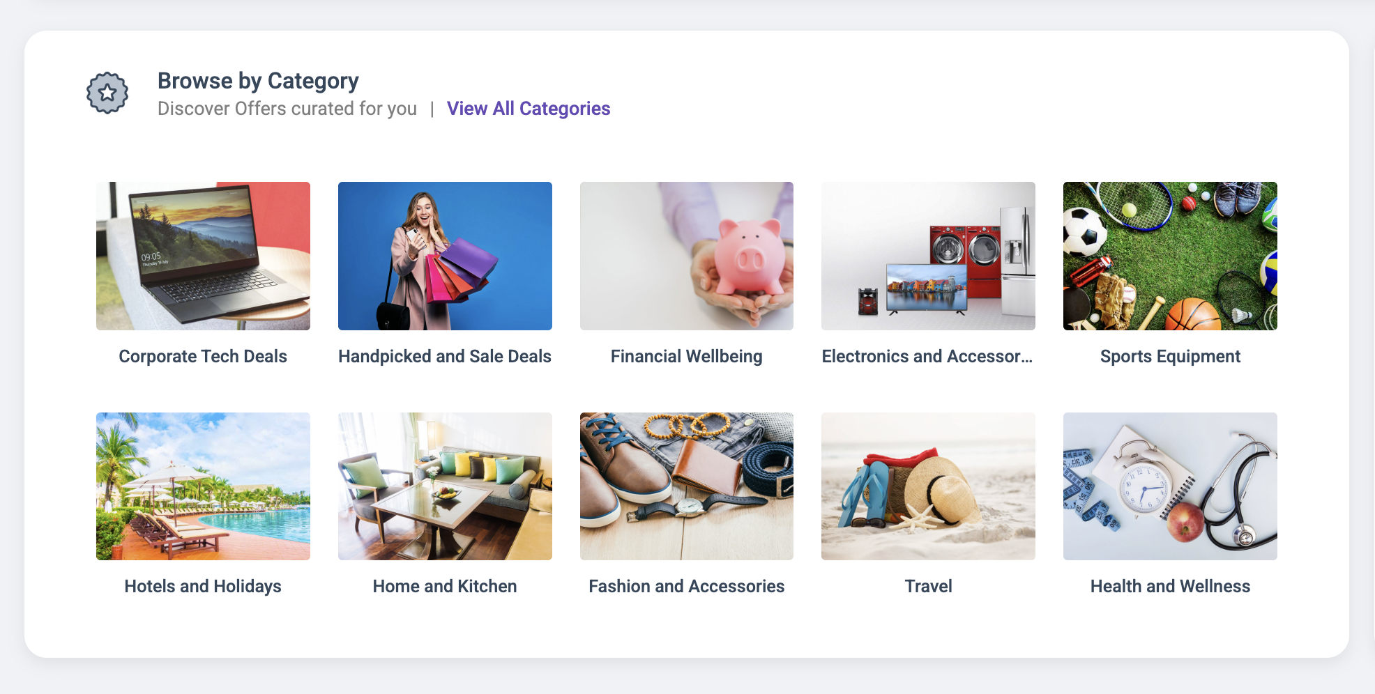 Vantage Perks employee reward catalog