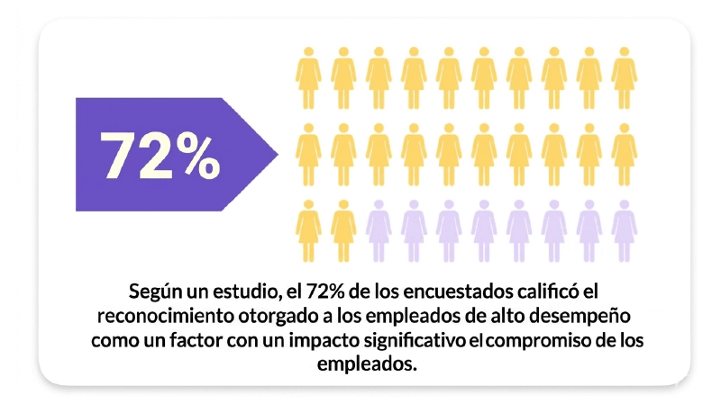 El reconocimiento impulsa la motivación orientada al desempeño