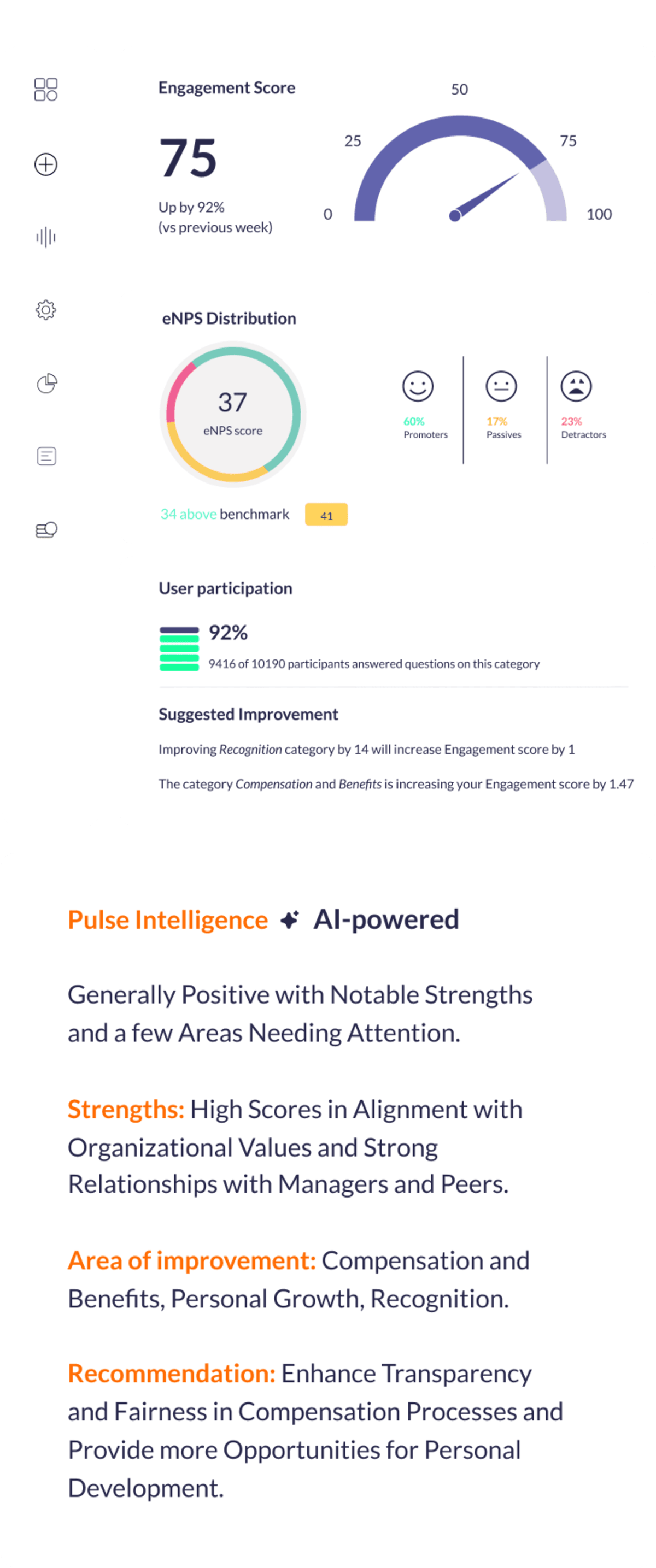 Vantage Pulse Dashboard Mobile