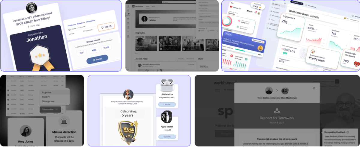 Vantage Circle vs Workhuman — platform comparison